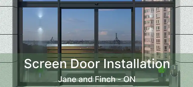  Screen Door Installation Jane and Finch - ON