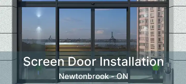  Screen Door Installation Newtonbrook - ON