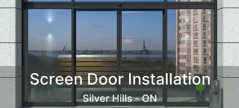  Screen Door Installation Silver Hills - ON