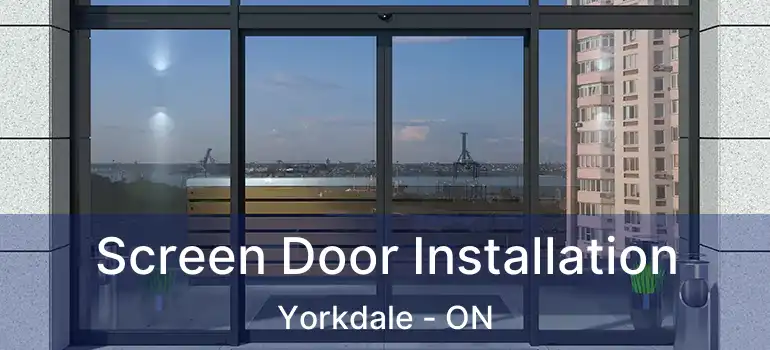  Screen Door Installation Yorkdale - ON