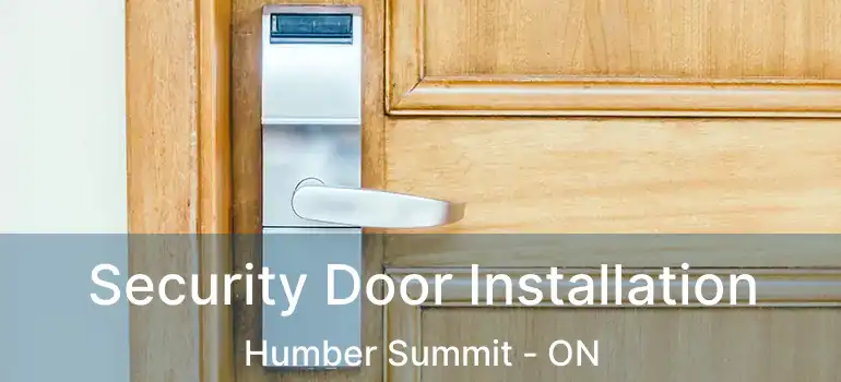  Security Door Installation Humber Summit - ON