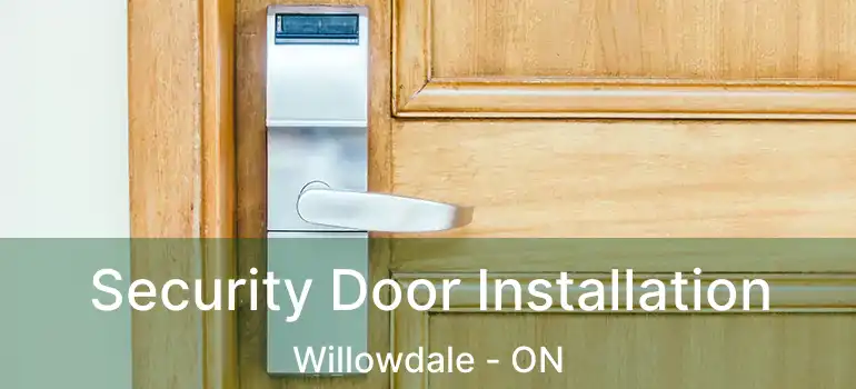 Security Door Installation Willowdale - ON
