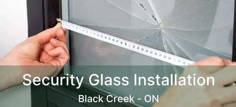  Security Glass Installation Black Creek - ON