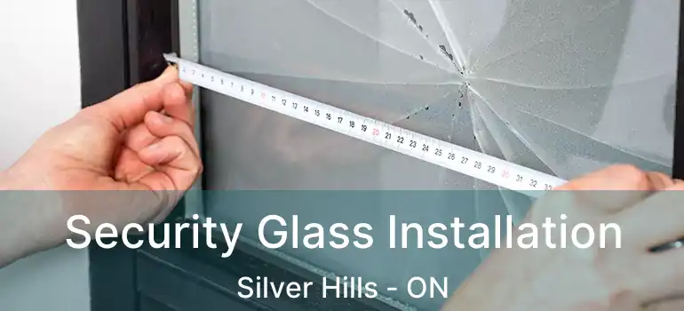  Security Glass Installation Silver Hills - ON
