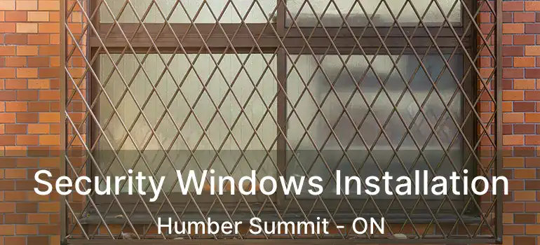  Security Windows Installation Humber Summit - ON