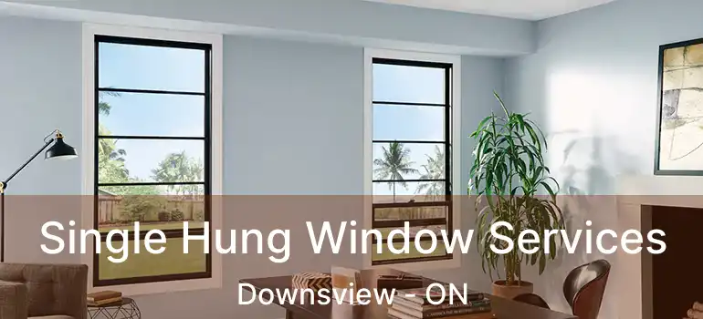  Single Hung Window Services Downsview - ON