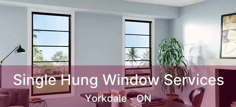  Single Hung Window Services Yorkdale - ON
