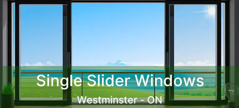  Single Slider Windows Westminster - ON