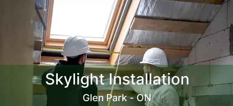  Skylight Installation Glen Park - ON