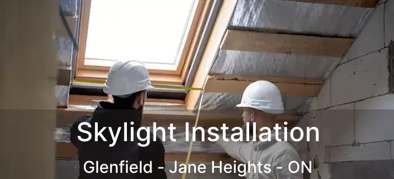  Skylight Installation Glenfield - Jane Heights - ON