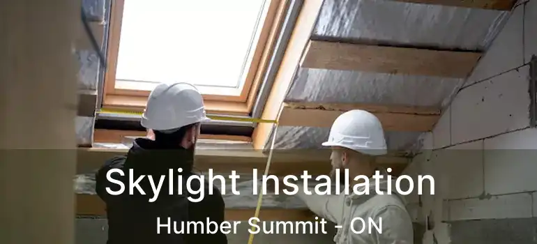  Skylight Installation Humber Summit - ON