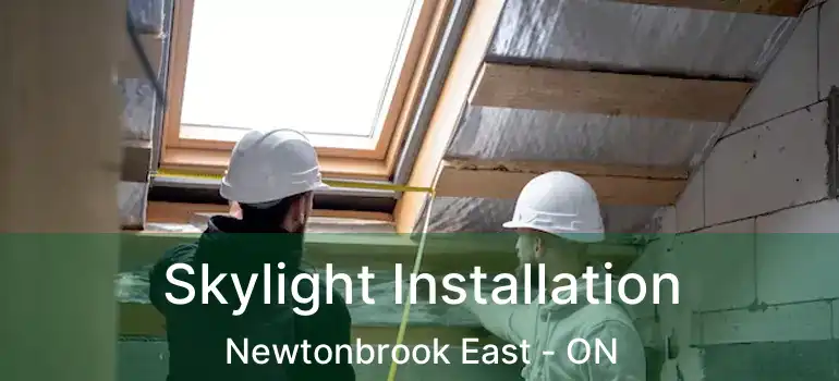  Skylight Installation Newtonbrook East - ON