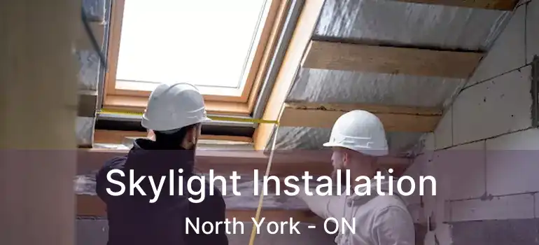  Skylight Installation North York - ON