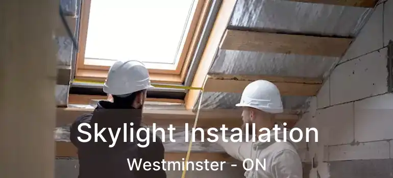  Skylight Installation Westminster - ON