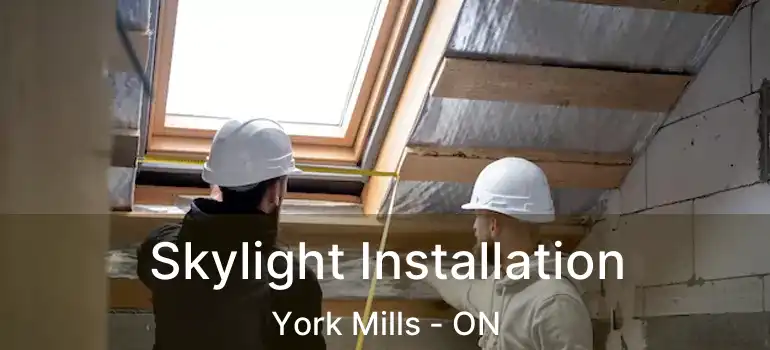  Skylight Installation York Mills - ON