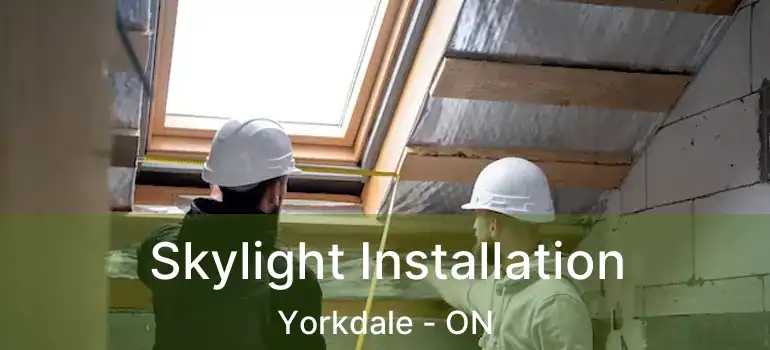  Skylight Installation Yorkdale - ON