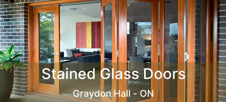  Stained Glass Doors Graydon Hall - ON
