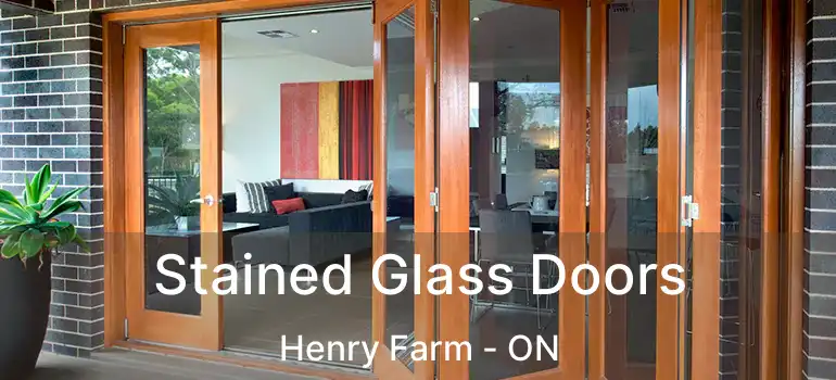  Stained Glass Doors Henry Farm - ON