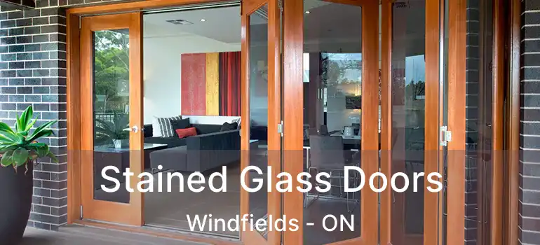  Stained Glass Doors Windfields - ON