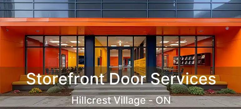  Storefront Door Services Hillcrest Village - ON