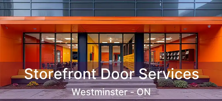  Storefront Door Services Westminster - ON
