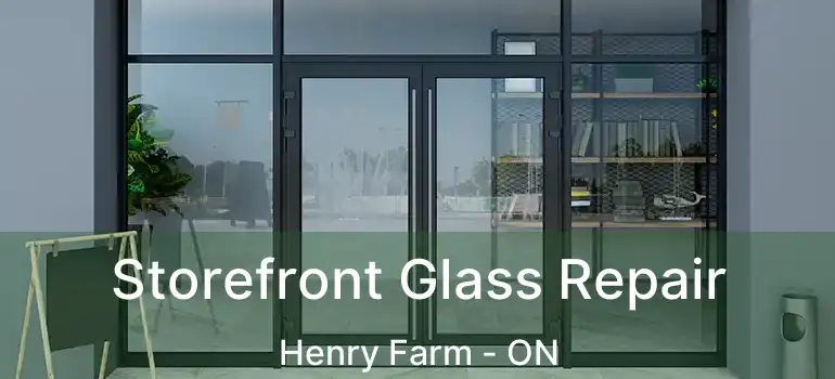  Storefront Glass Repair Henry Farm - ON