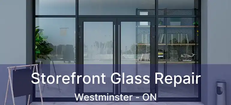  Storefront Glass Repair Westminster - ON