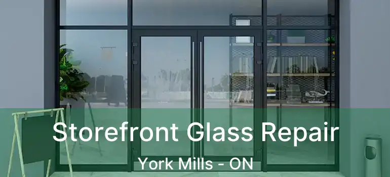  Storefront Glass Repair York Mills - ON