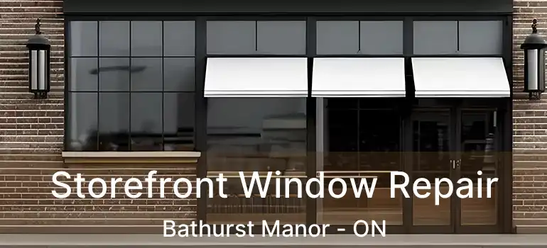  Storefront Window Repair Bathurst Manor - ON