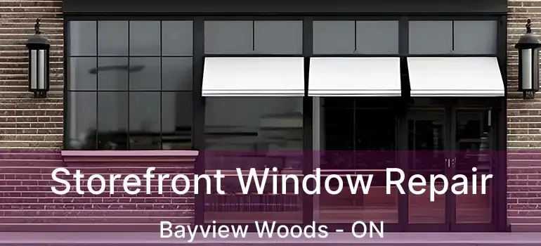  Storefront Window Repair Bayview Woods - ON