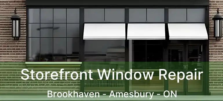  Storefront Window Repair Brookhaven - Amesbury - ON