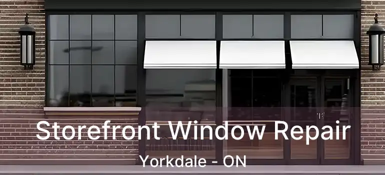  Storefront Window Repair Yorkdale - ON