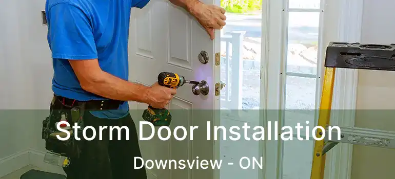  Storm Door Installation Downsview - ON