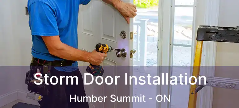  Storm Door Installation Humber Summit - ON