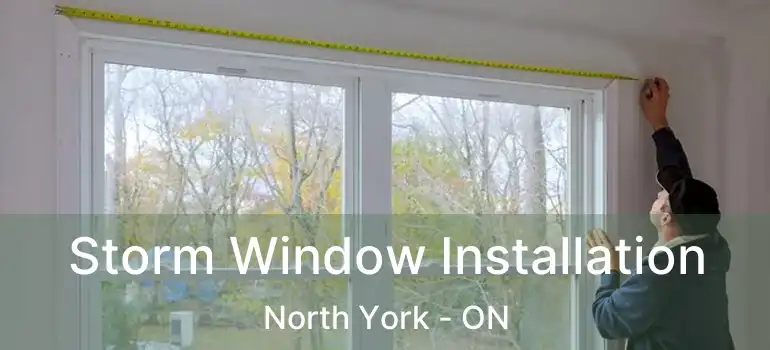  Storm Window Installation North York - ON