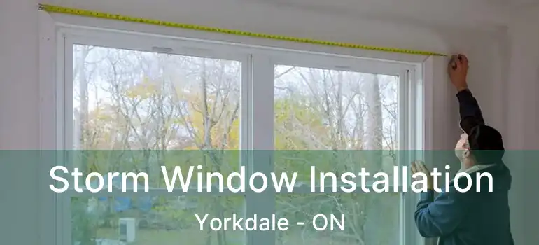  Storm Window Installation Yorkdale - ON