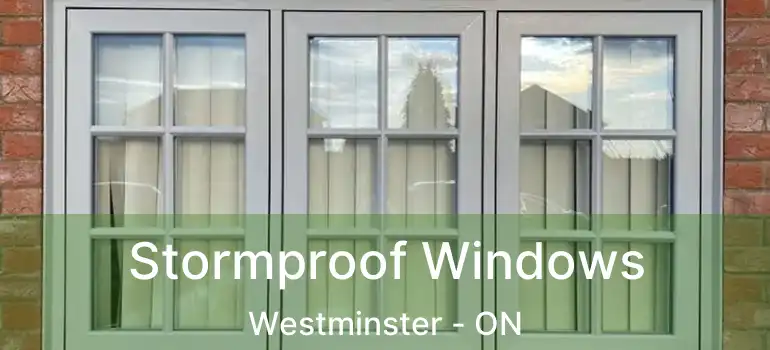  Stormproof Windows Westminster - ON