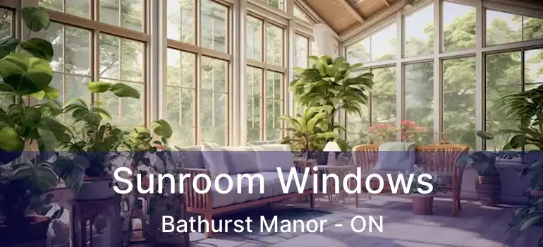 Sunroom Windows Bathurst Manor - ON
