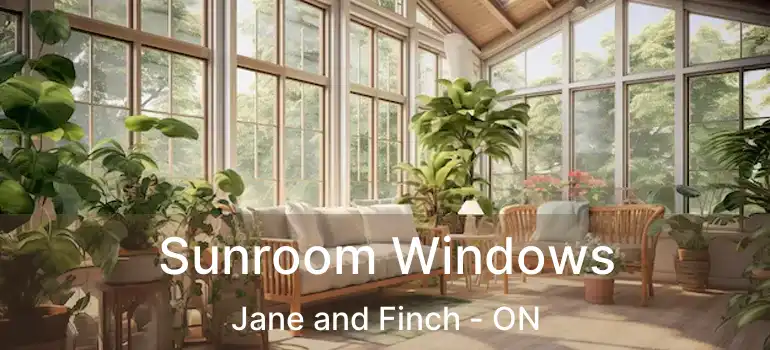 Sunroom Windows Jane and Finch - ON