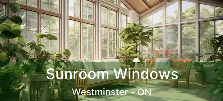  Sunroom Windows Westminster - ON