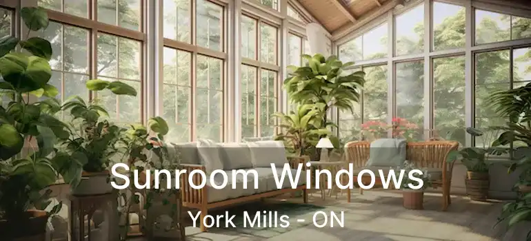  Sunroom Windows York Mills - ON