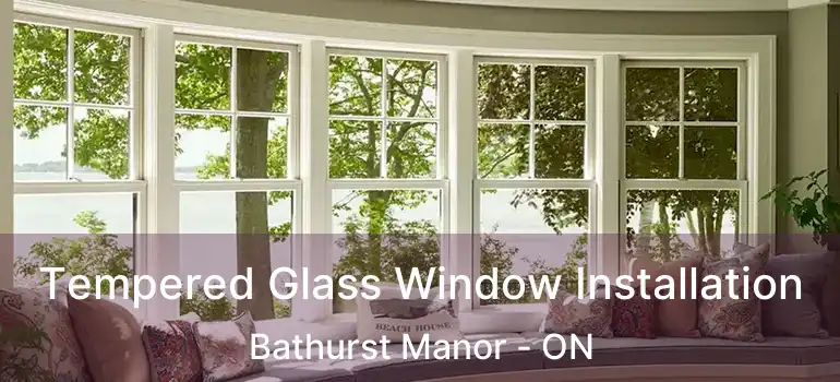  Tempered Glass Window Installation Bathurst Manor - ON