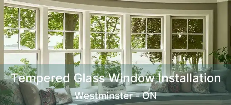  Tempered Glass Window Installation Westminster - ON