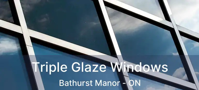  Triple Glaze Windows Bathurst Manor - ON