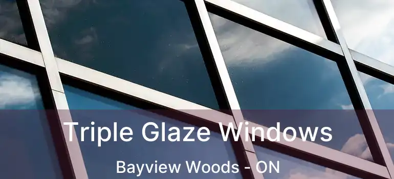  Triple Glaze Windows Bayview Woods - ON