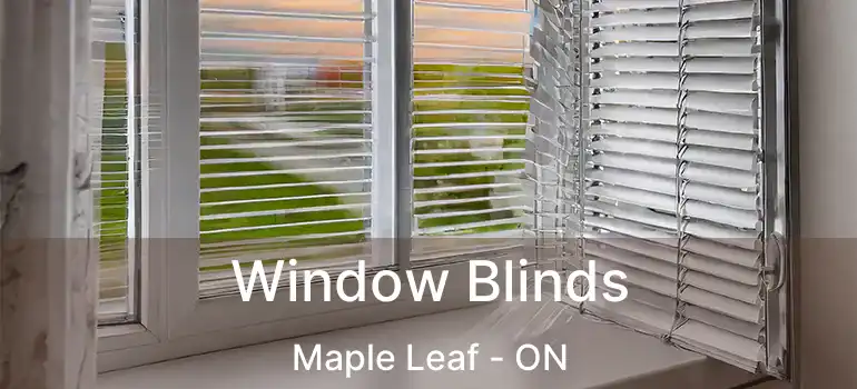  Window Blinds Maple Leaf - ON