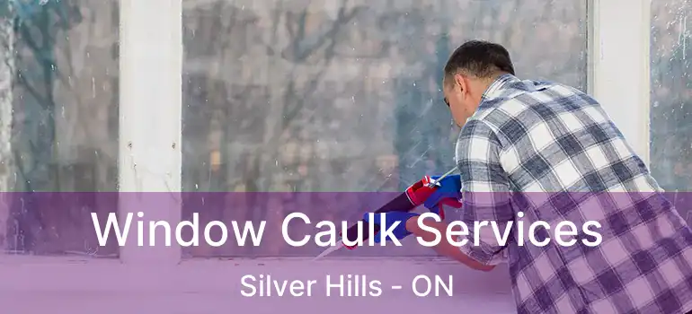  Window Caulk Services Silver Hills - ON