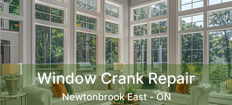  Window Crank Repair Newtonbrook East - ON