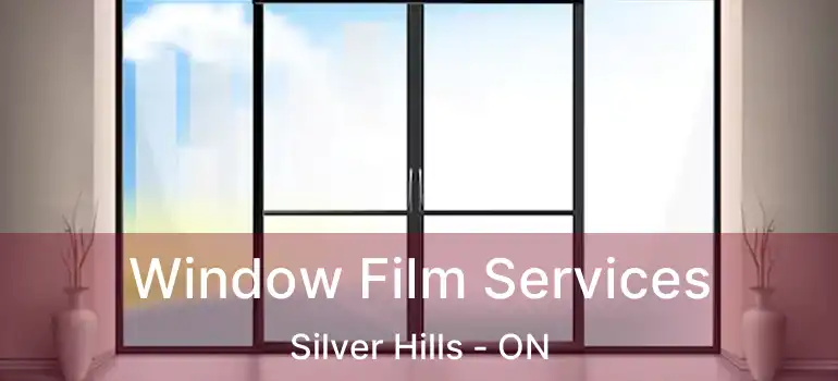  Window Film Services Silver Hills - ON