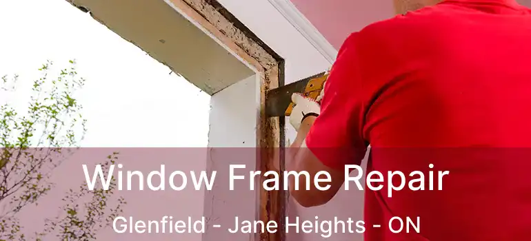  Window Frame Repair Glenfield - Jane Heights - ON